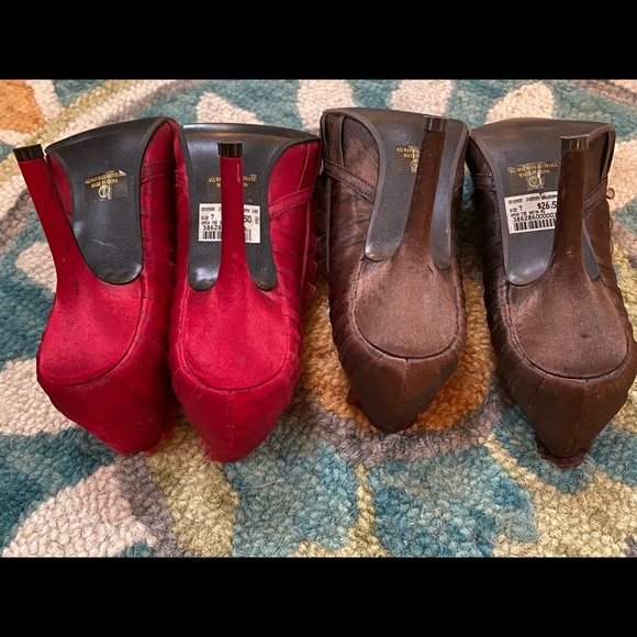 Ruffle chocolate brown heel ! - Picture 11 of 14